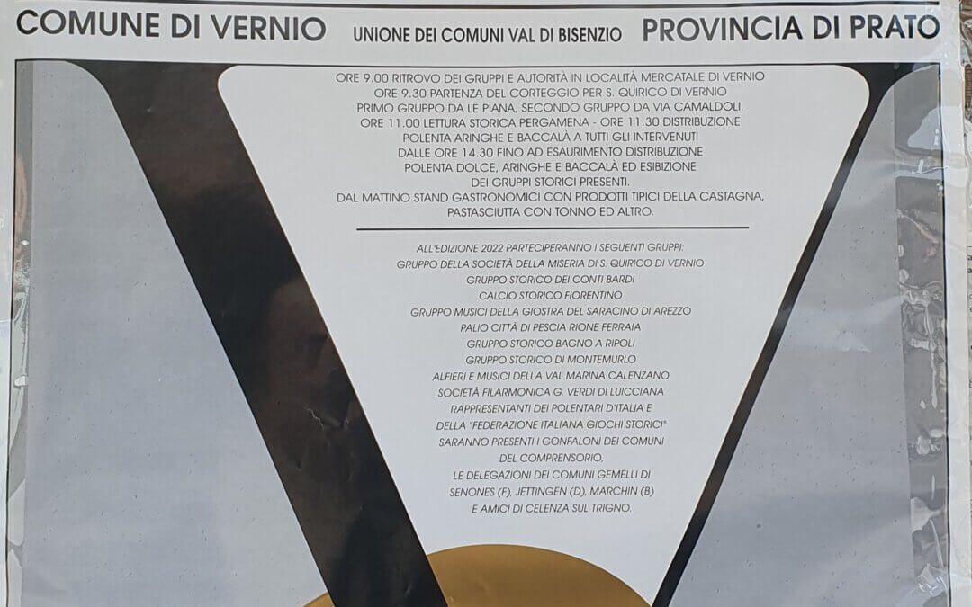 444° FESTA DELLA POLENTA – 22 MAGGIO 2022